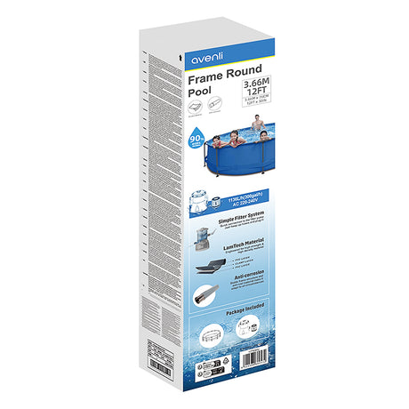 Piscina Cadru Metalic 366 H76 Filtru
