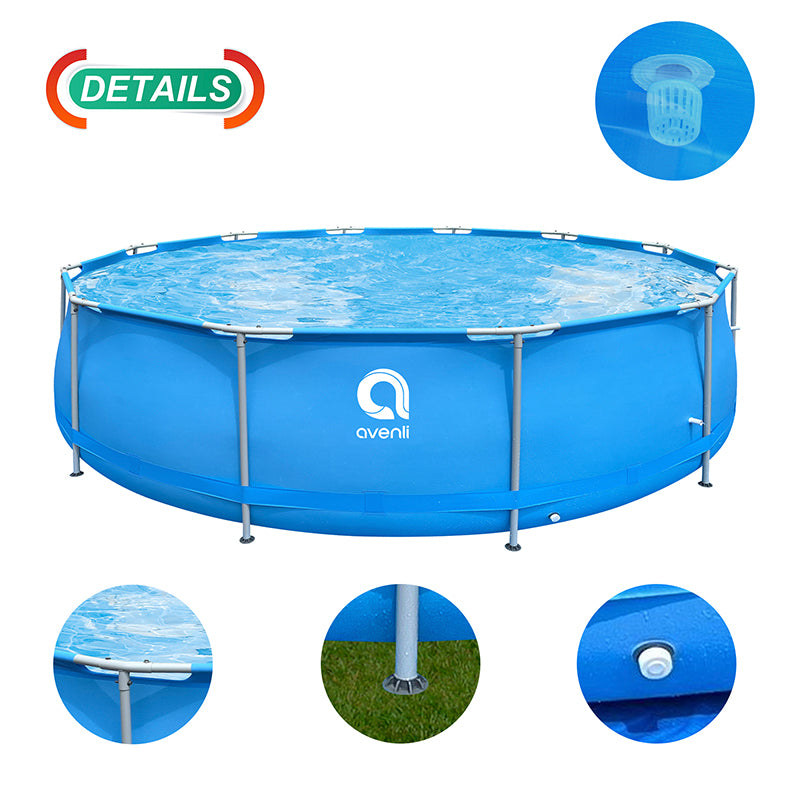 Piscina Cadru Metalic 427 Filtru si Scara H 84
