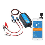 Victron Energy Blue Smart IP65 Smart Car Battery Charger 12V 10A, Trickle Charger for Car Battery and Desulfator for Motorcycle, ATV, RV, Lithium and Deep Cycle Batteries