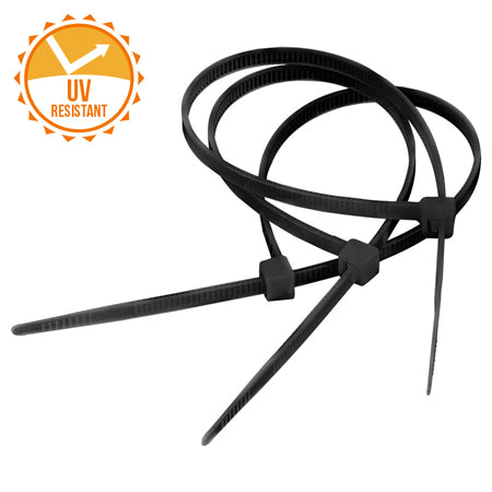 Fasete Rezistente UV 4.8X300MM Negre Set 100B