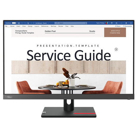 Monitor 24 Inch Fhd Ips Thinkvision S 24i-30 cu USB si Sunet Stereo
