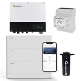 Growatt SPH3000TL BL-UP 3kW Hybrid Inverter with 7.6 kWh Solar Battery Storage Set