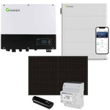 Growatt 6 kWp Complete PV System with Glass-Glass Solar Panels and 7.6 kWh Battery Storage