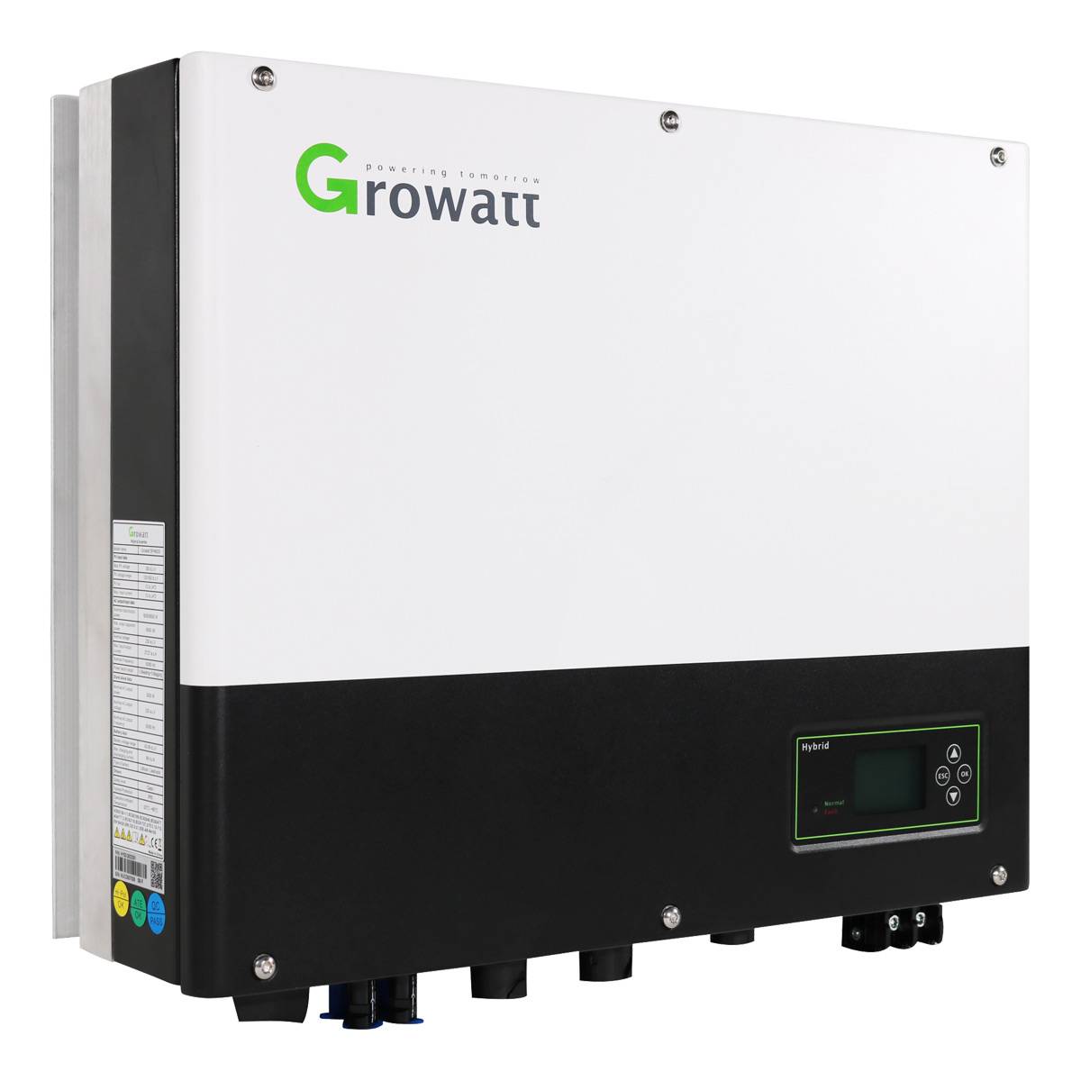 Growatt 10 kWp Complete PV System with Glass-Glass Solar Panels and 12.8 kWh Battery Storage