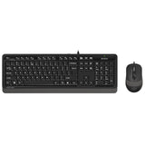 Kit Tastatura si Mouse cu Fir A4tech F 1010 cu USB