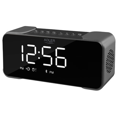 Radio cu ceas Adler AD 1190 cu Bluetooth, radio FM, alarma si baterie 1800 mAh