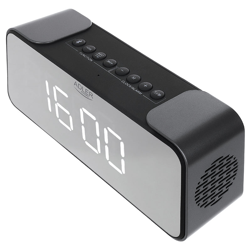 Radio cu ceas Adler AD 1190 cu Bluetooth, radio FM, alarma si baterie 1800 mAh