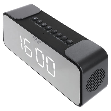 Radio cu ceas Adler AD 1190 cu Bluetooth, radio FM, alarma si baterie 1800 mAh
