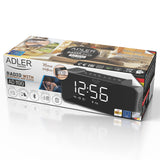Radio cu ceas Adler AD 1190 cu Bluetooth, radio FM, alarma si baterie 1800 mAh