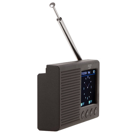 Radio portabil cu ceas Adler AD 1198 cu Bluetooth, radio FM, alarma si afisaj LCD