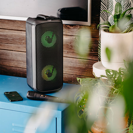 Boxa Karaoke Adler AD 1903 cu Bluetooth, radio FM, baterie 1500 mAh si AUX