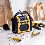 Radio portabil IPX54 Adler AD 1911 cu Bluetooth, radio FM, baterie reincarcabila si AUX
