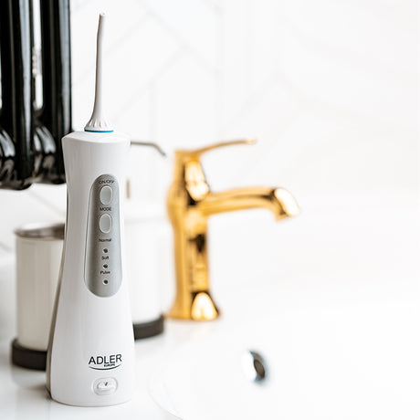 Irigator Oral Dus Bucal Voiaj Adler AD 2176 cu baterie 1400 mAh si USB