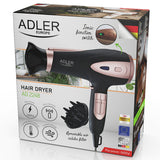 Uscator Par Ionizare Negru Adler AD 2248