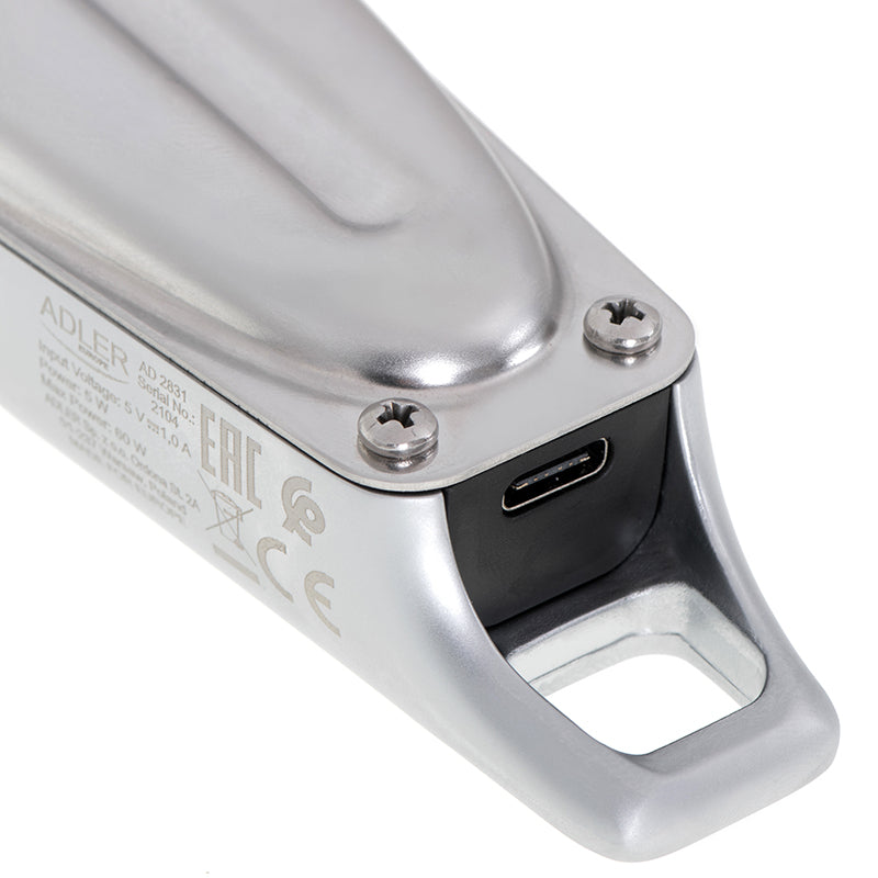 Aparat de Tuns cu afisaj Adler AD 2831 cu baterie 2200 mAh si USB