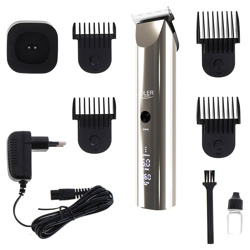 Aparat de Tuns cu afisaj Adler AD 2834 cu baterie 2000 mAh si USB