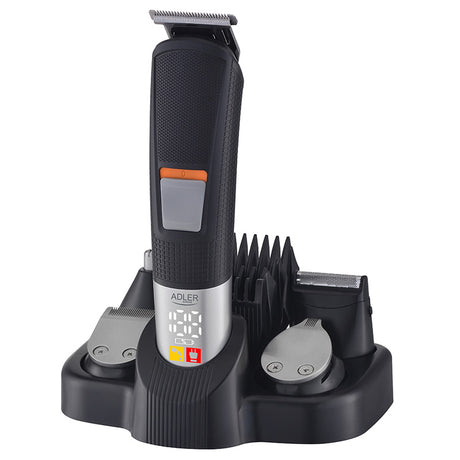 Set 5 in 1 Trimmer cu afisaj Adler AD 2943 cu afisaj LED, baterie reincarcabila si USB