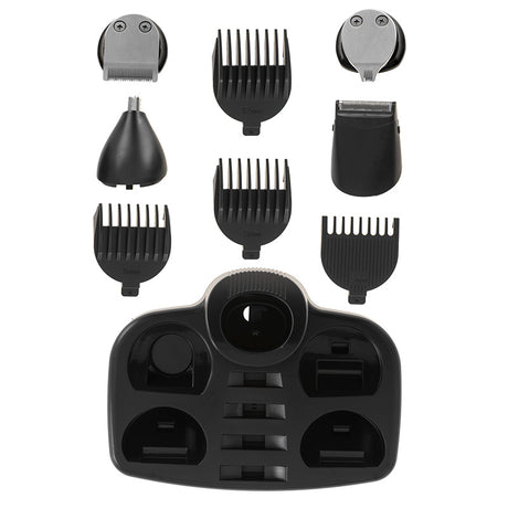 Set 5 in 1 Trimmer cu afisaj Adler AD 2943 cu afisaj LED, baterie reincarcabila si USB