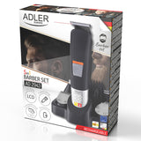 Set 5 in 1 Trimmer cu afisaj Adler AD 2943 cu afisaj LED, baterie reincarcabila si USB