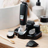 Set 5 in 1 Trimmer cu afisaj Adler AD 2943 cu afisaj LED, baterie reincarcabila si USB