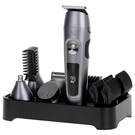 Multigroom Set Ingrijire 6 in 1 Adler AD 2944 cu afisaj LCD, USB si Rezistenta la Apa