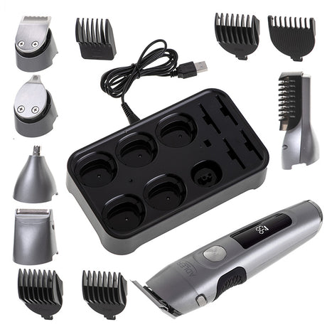 Multigroom Set Ingrijire 6 in 1 Adler AD 2944 cu afisaj LCD, USB si Rezistenta la Apa