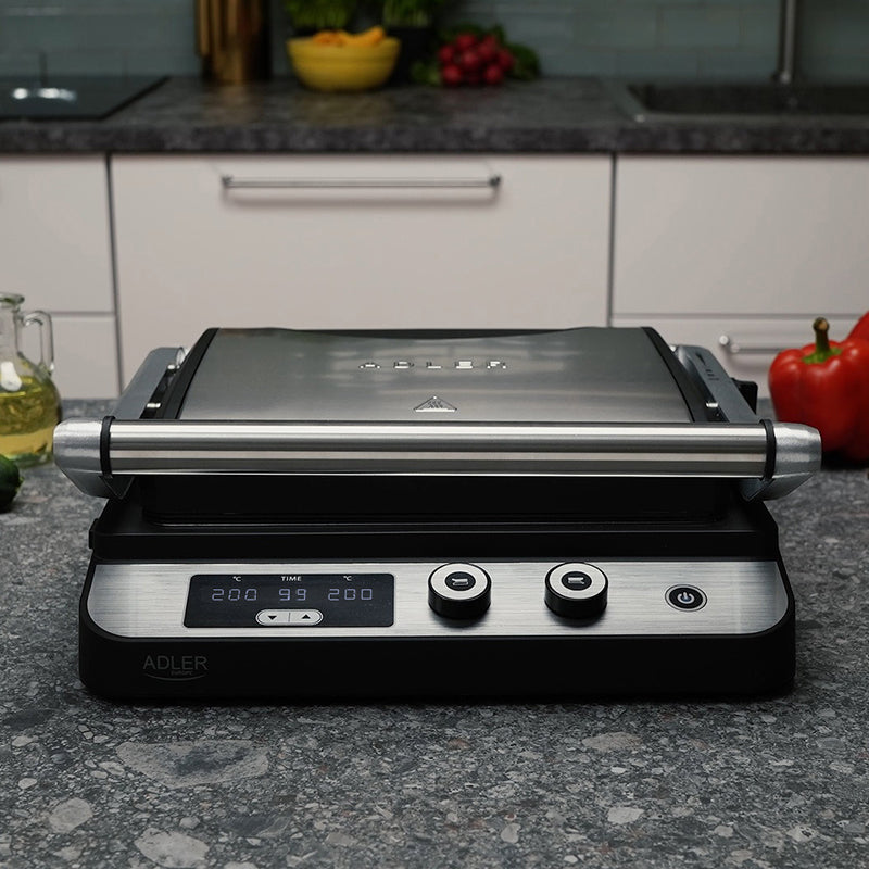 Grill Electric 2 in 1 Adler AD 3059 cu afisaj LED