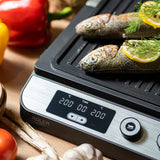Grill Electric 2 in 1 Adler AD 3059 cu afisaj LED