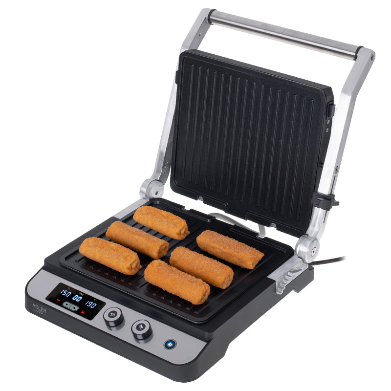 Grill Electric 2 in 1 Adler AD 3059 cu afisaj LED