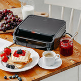 Sandwich Maker 2 in 1 Negru Adler AD 3070