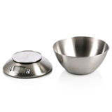 Cantar Bucatarie cu Bol Inox 1.8l Adler AD 3134 cu DAB+, alarma si baterie reincarcabila