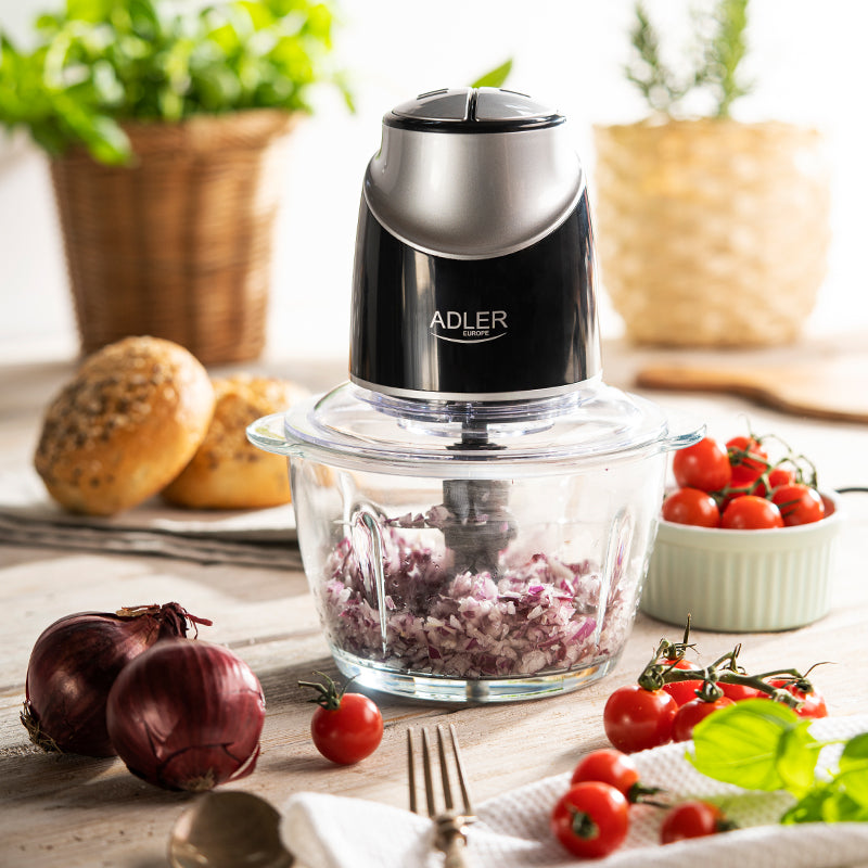 Tocator Chopper cu Bol Sticla Adler AD 4082 cu DAB+