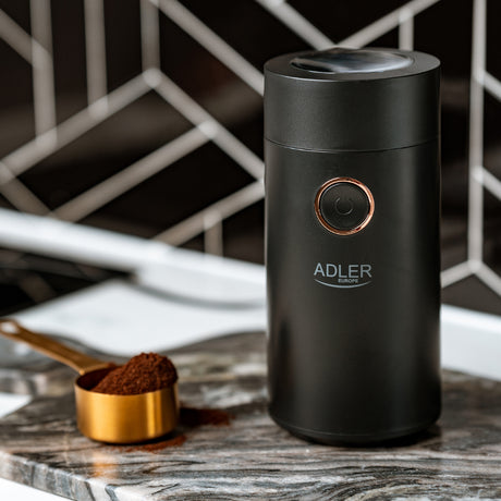Rasnita Cafea Negru Auriu Adler AD 4446