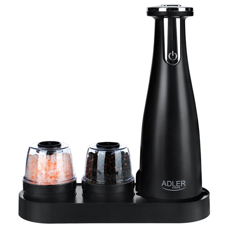 Set 3 Rasnite Condimente Negru Adler Ad 4449b cu USB