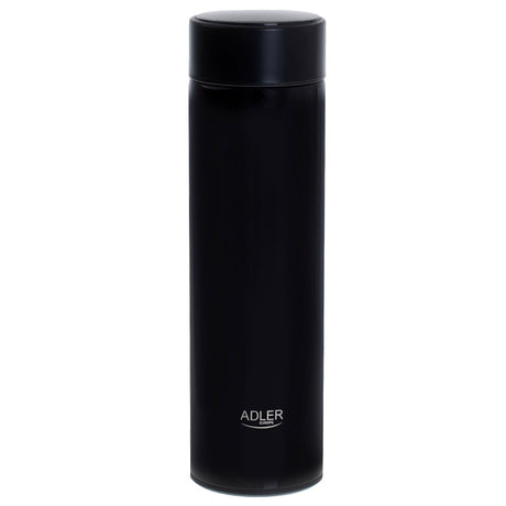 Termos cu afisaj Temperatura Negru Adler Ad 4506bk cu DAB+, afisaj LED, baterie reincarcabila si Rezistenta la Apa