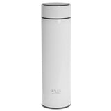 Termos cu afisaj Temperatura Alb Adler AD 4506 cu DAB+, afisaj LED, baterie reincarcabila si Rezistenta la Apa