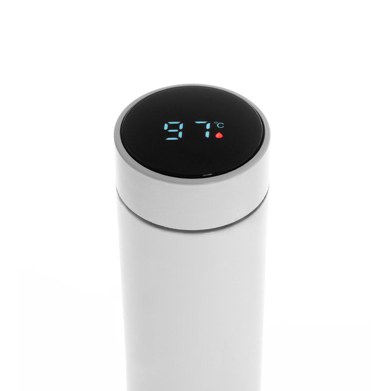 Termos cu afisaj Temperatura Alb Adler AD 4506 cu DAB+, afisaj LED, baterie reincarcabila si Rezistenta la Apa