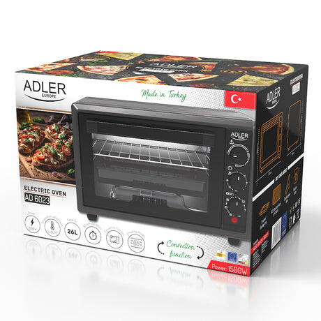 Cuptor Electric 26l Adler AD 6023 cu DAB+