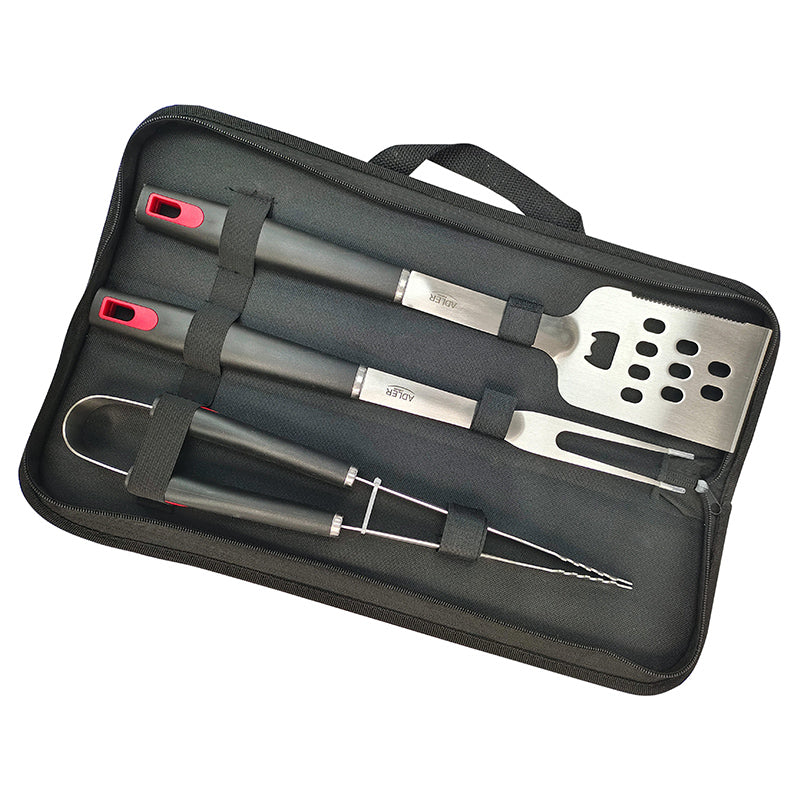 Set Accesorii Grill Inox cu Husa Adler AD 6727 cu DAB+