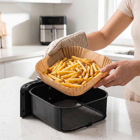 Hartie pentru Air Fryer Patrat 100buc Adler AD 6731