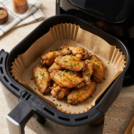 Hartie pentru Air Fryer Patrat 100buc Adler AD 6732 cu DAB+