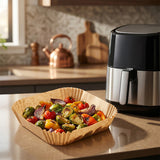 Hartie pentru Air Fryer Patrat 100buc Adler AD 6732 cu DAB+