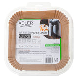Hartie pentru Air Fryer Patrat 100buc Adler AD 6732 cu DAB+