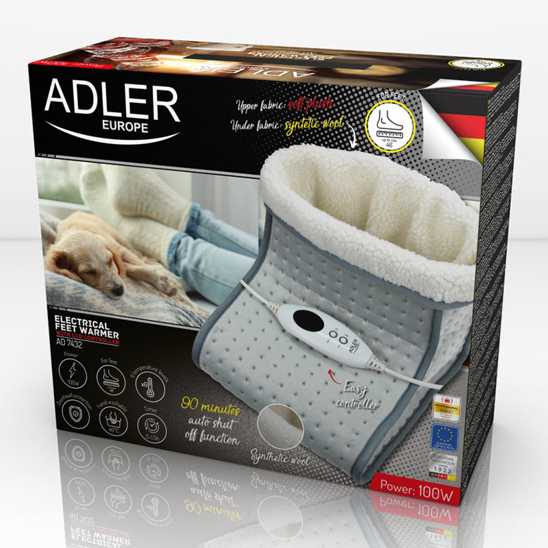 Incalzitor Electric Picioare Adler AD 7432 cu afisaj LCD