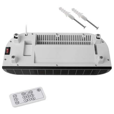 Aeroterma Tip Cortina Aer Cald AD 7751 cu afisaj LED si Telecomanda