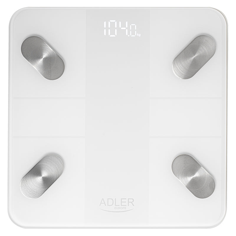 Cantar Persoane Smart Tuya AD 8186W cu Bluetooth, afisaj LED si baterie reincarcabila