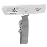 Cantar Bagaj 8191 Alb Adler Max 50KG cu afisaj LCD si baterie reincarcabila