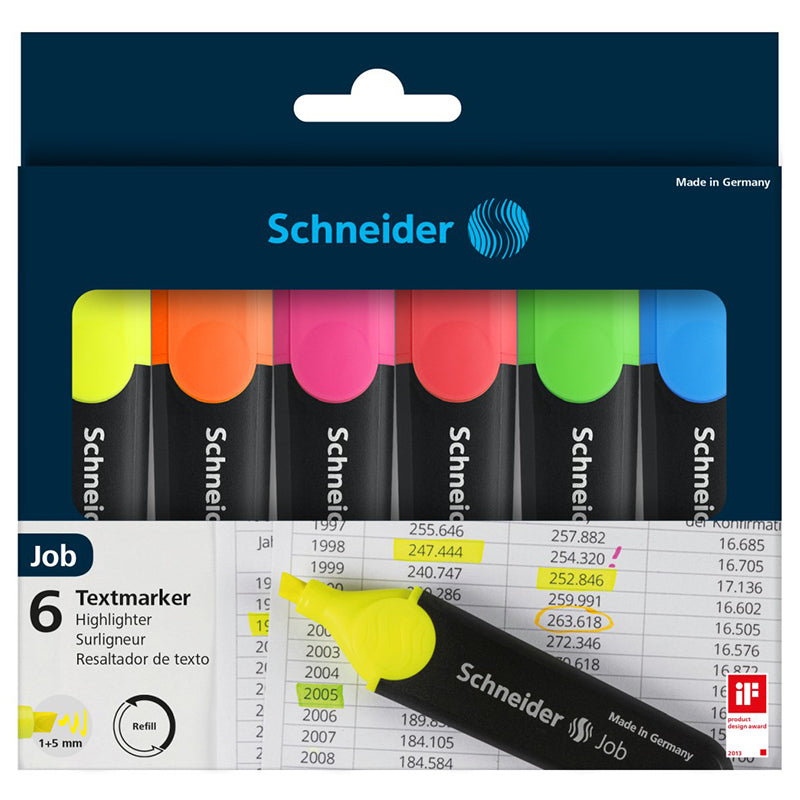 Set 6 Evidentiatoare Neon Schneider