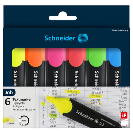 Set 6 Evidentiatoare Neon Schneider
