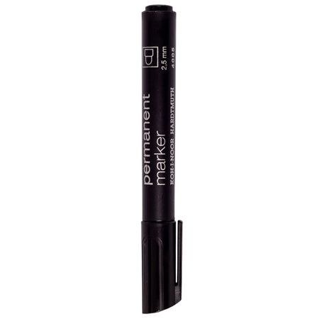 Marker Permanent Negru Varf Rotund 2.5 Mm